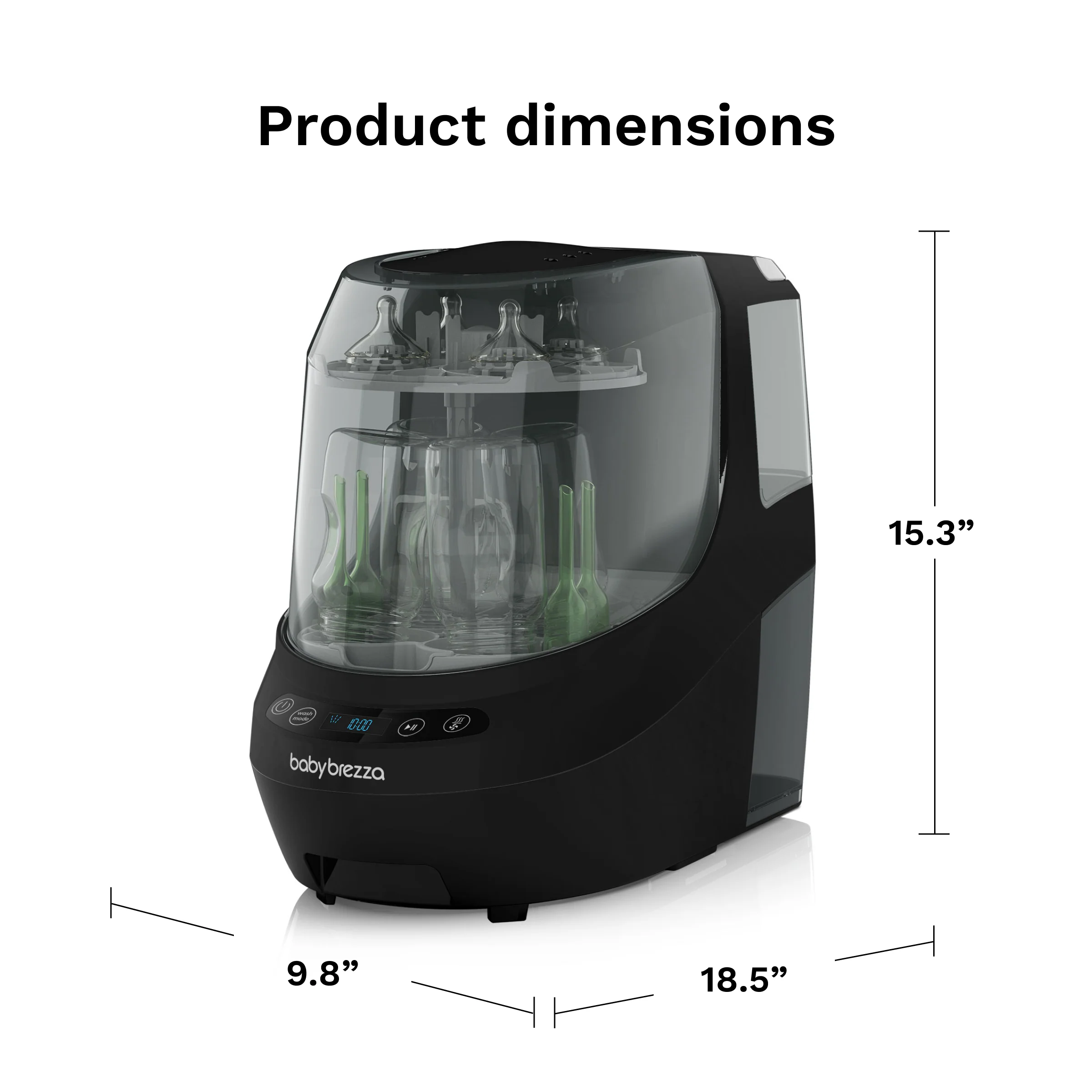 Bottle Washer Pro - All In One Washer, Sterilizer, Dryer - Premium Black - Image 14