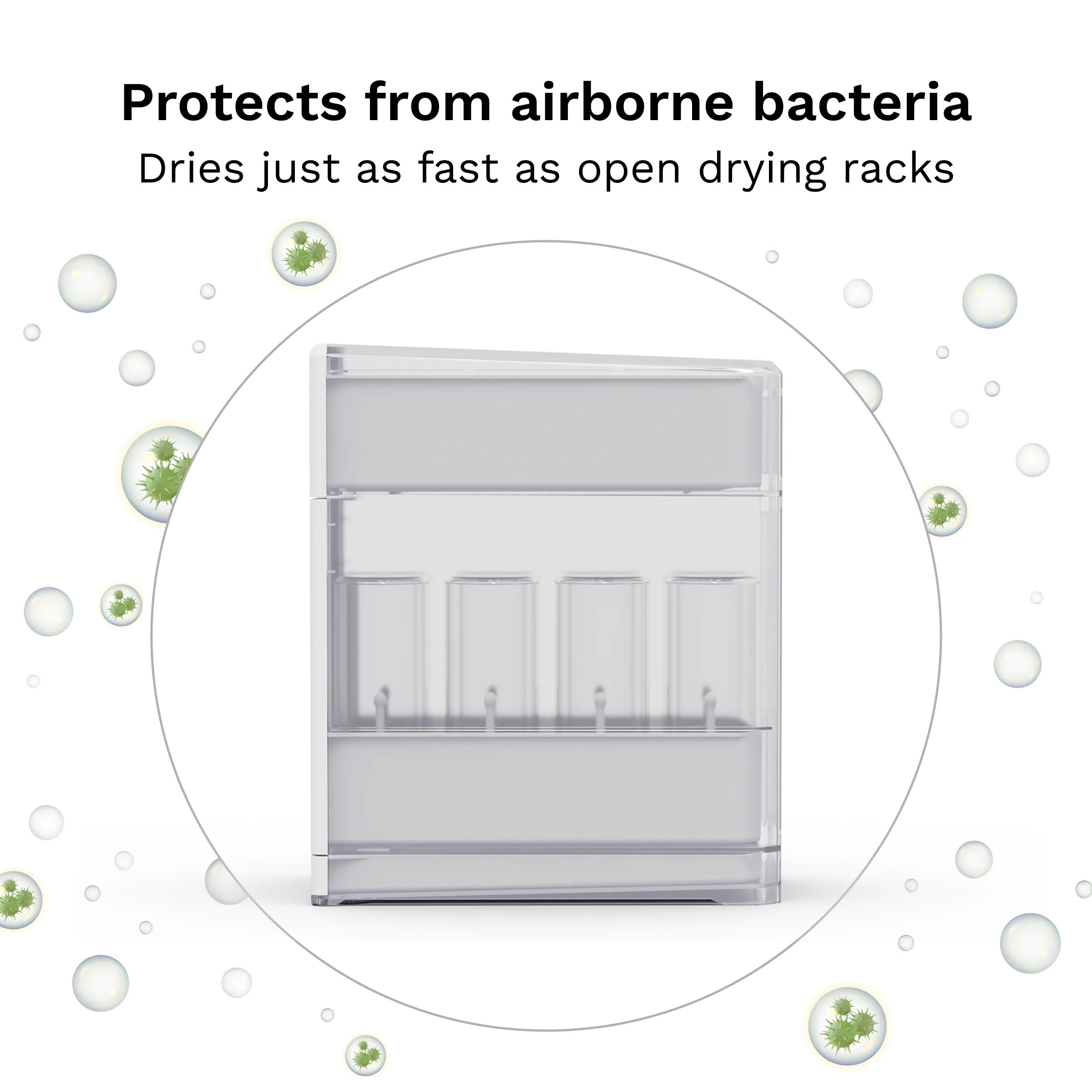 Covered Drying Rack & Organizer - Image 10