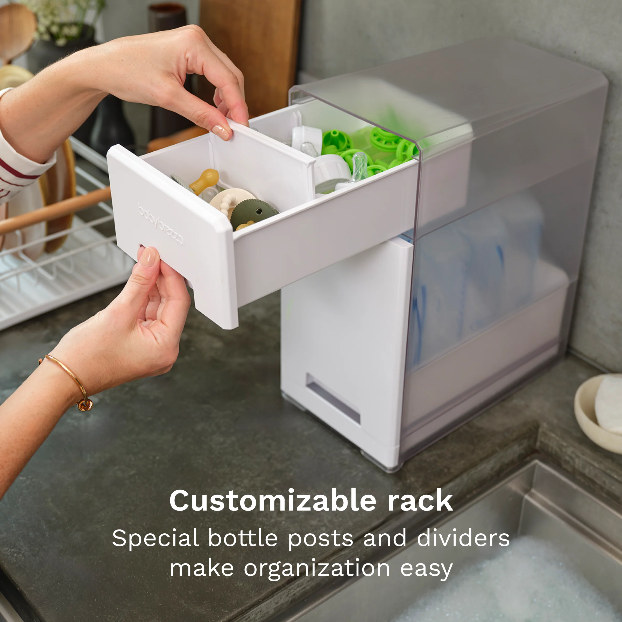 Covered Drying Rack & Organizer - Image 4