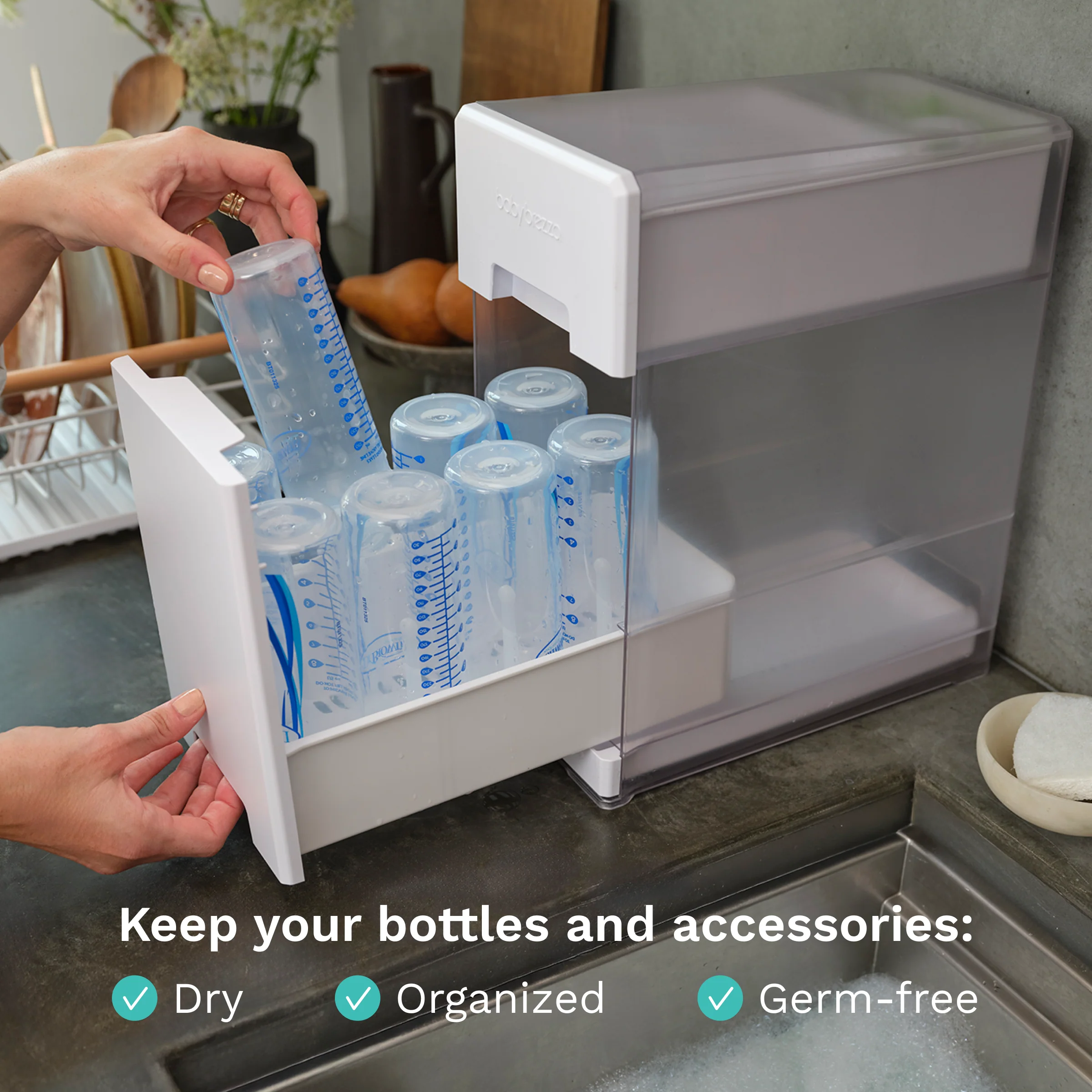 Covered Drying Rack & Organizer - Image 5