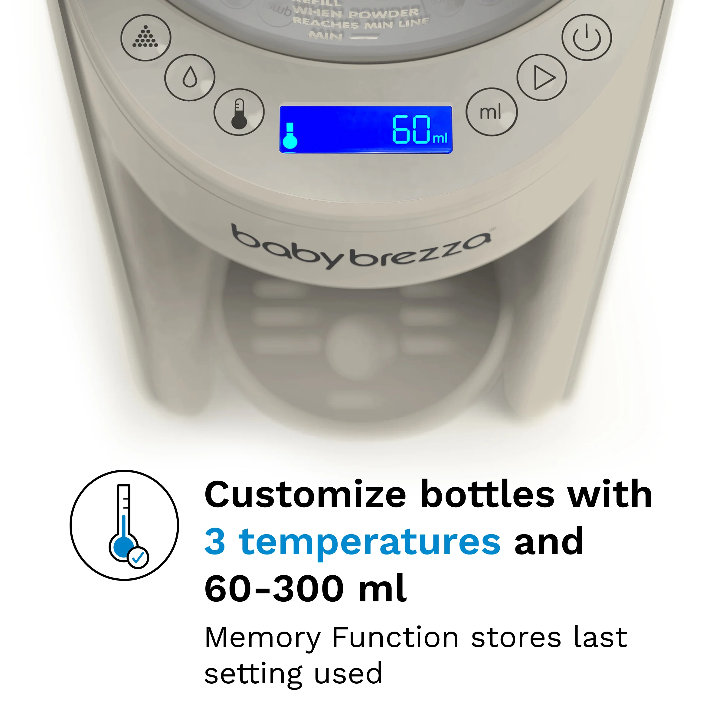 Baby Brezza Formula Pro Advanced | Baby Formula dispenser - Oatmeal - Image 4