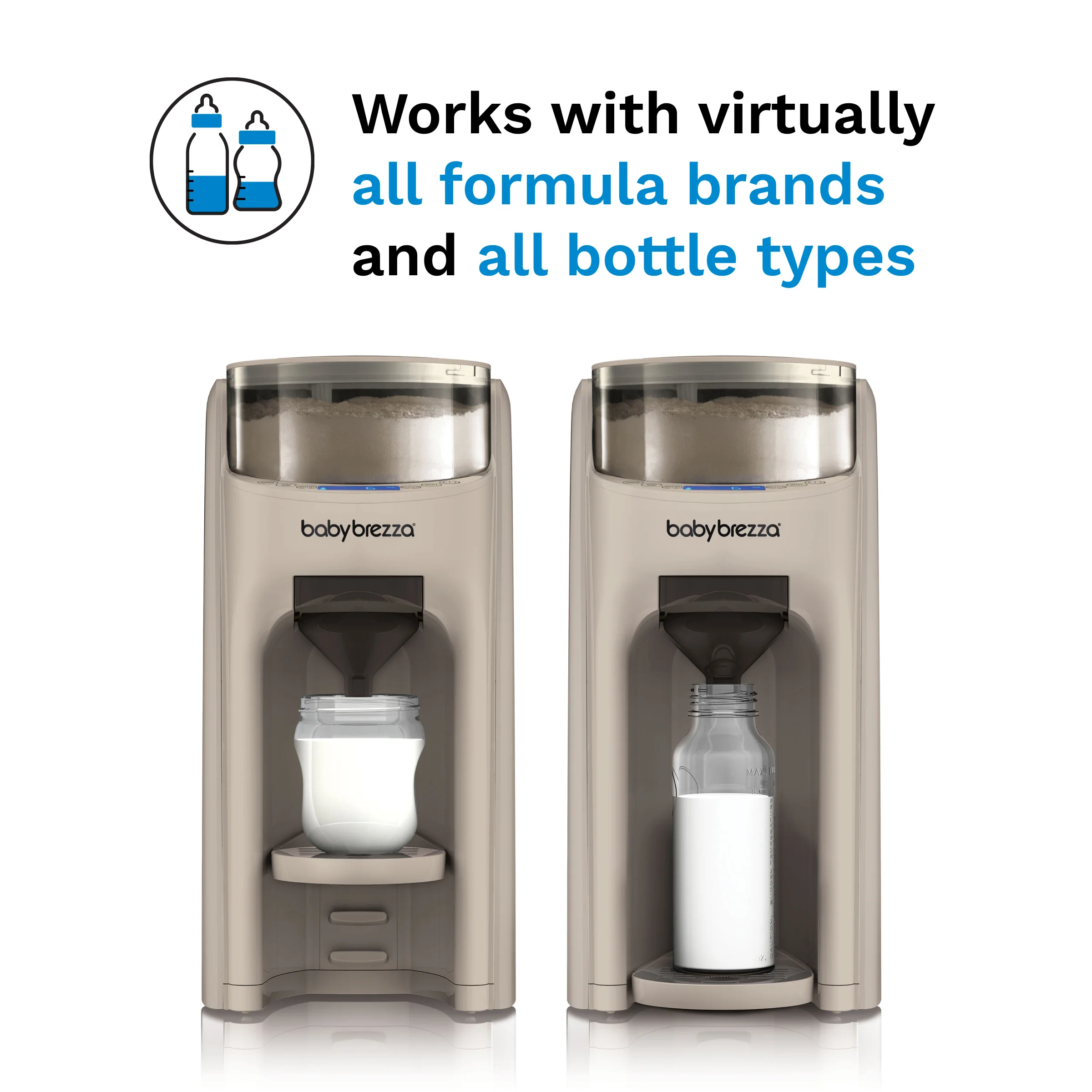 Baby Brezza Formula Pro Advanced | Baby Formula dispenser - Oatmeal - Image 5