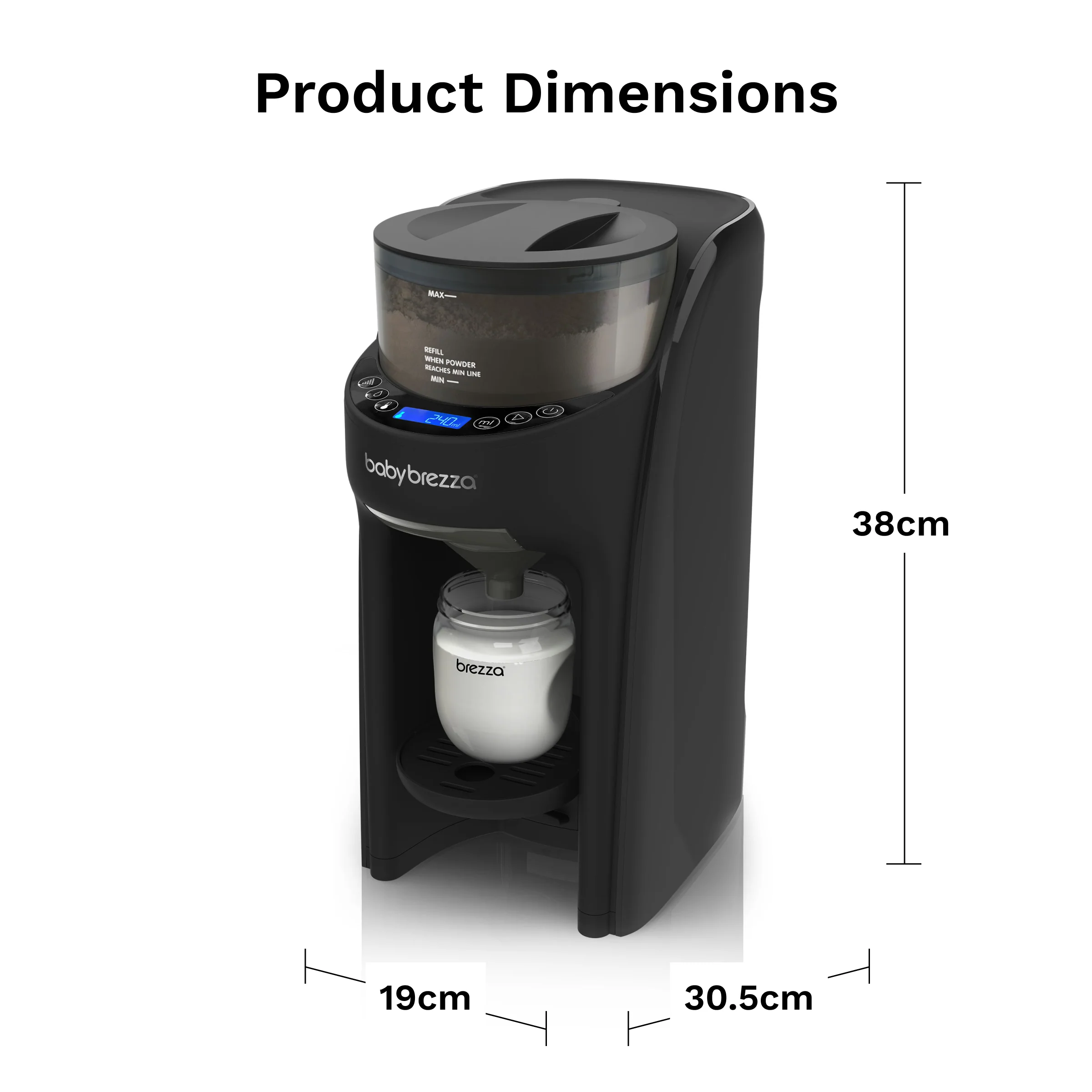 Formula Pro Advanced Baby Formula Dispenser - Premium Black - Image 17
