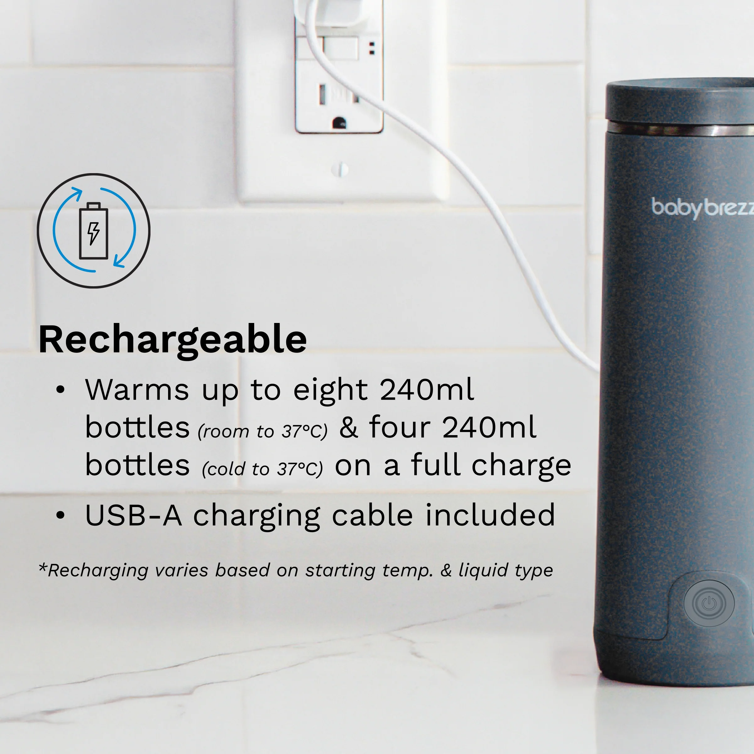 Bundle: Superfast Portable Bottle Warmer + Instant Water Warmer For Baby Bottles - Image 10