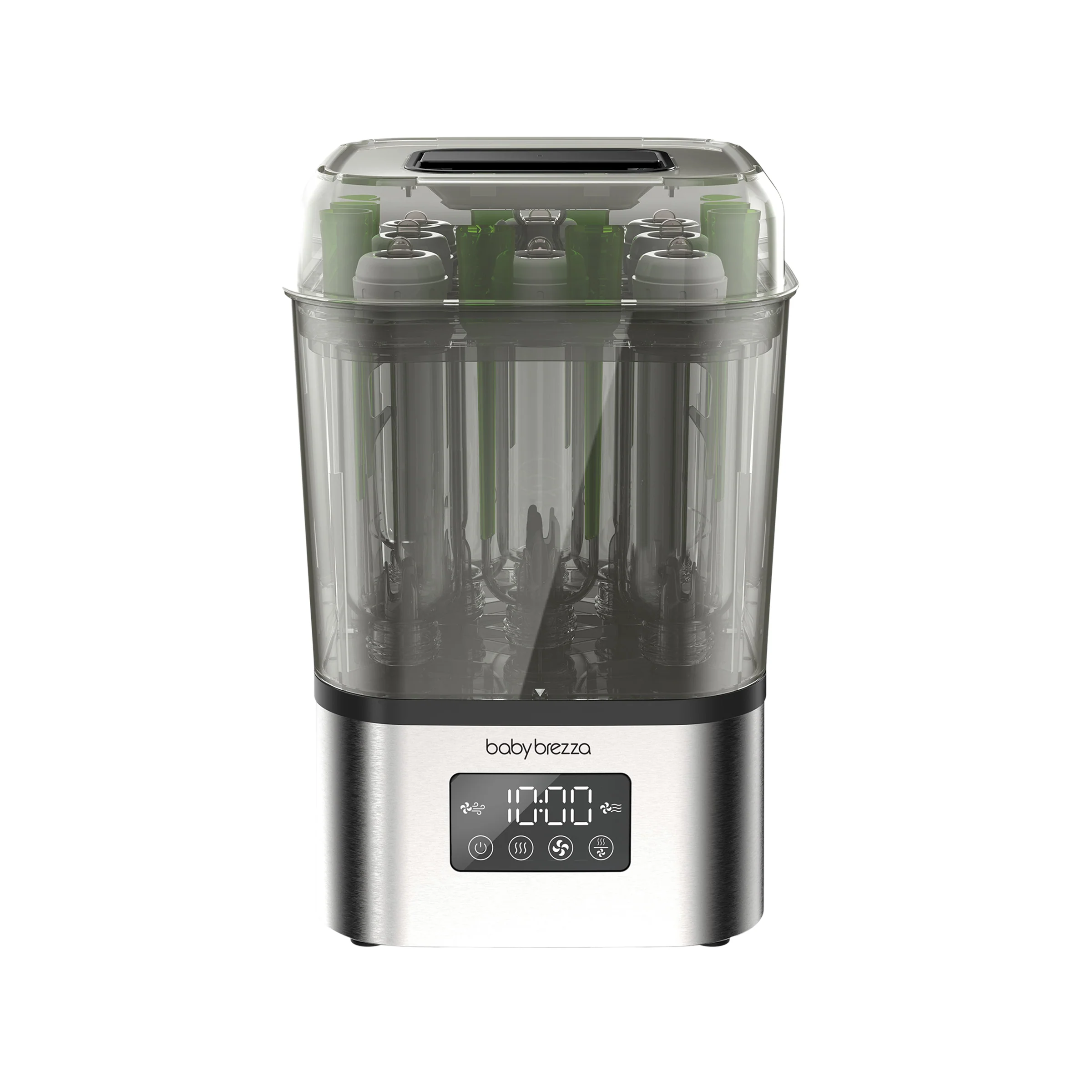 SuperQuick™ Baby Bottle Sterilizer and Dryer Stainless Steel - Sterilizes & Dries in just 10 Minutes