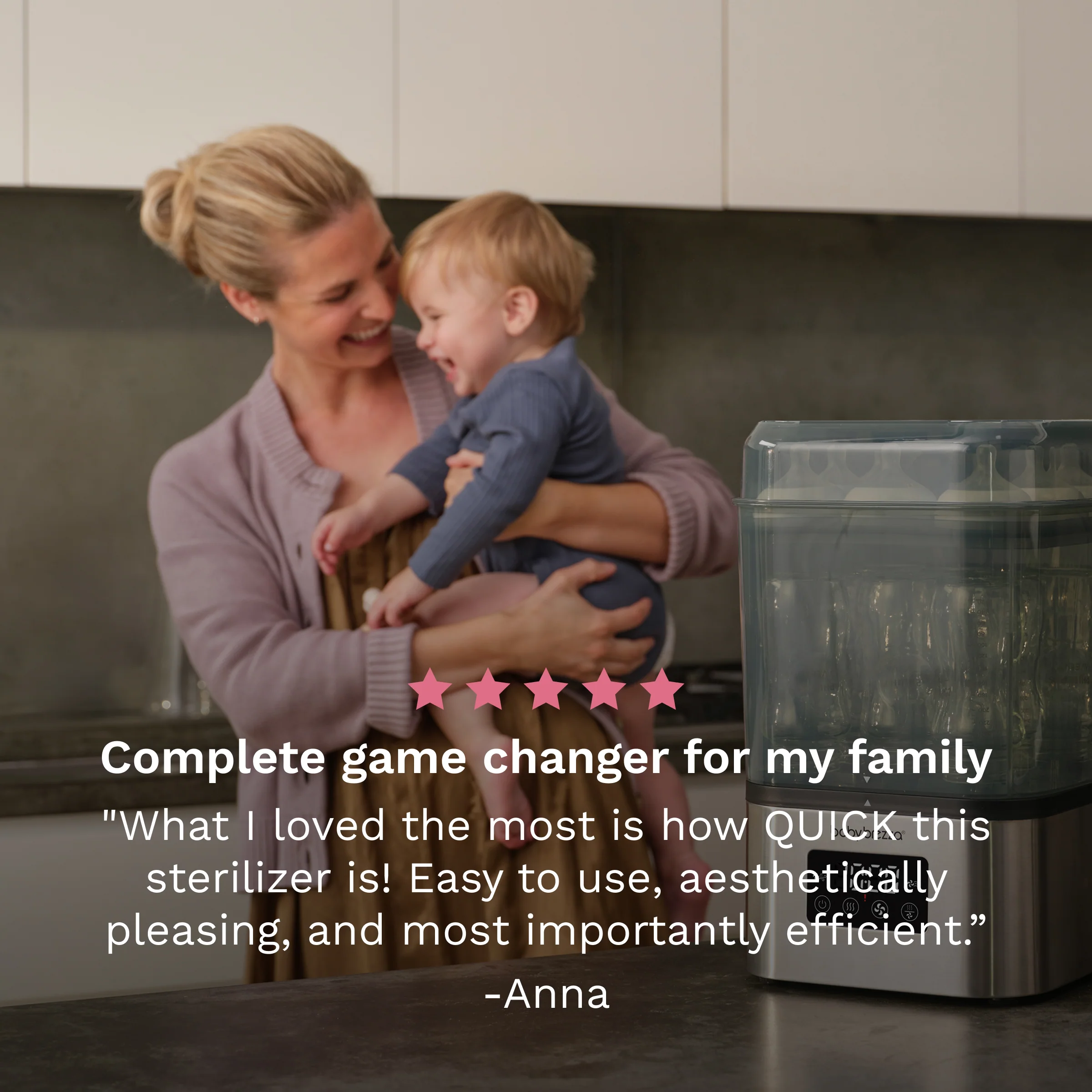 SuperQuick™ Baby Bottle Sterilizer and Dryer Stainless Steel - Sterilizes & Dries in just 10 Minutes - Image 3